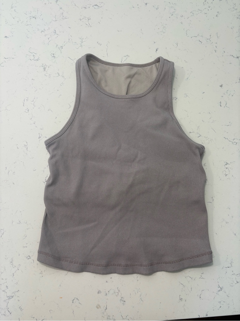 Vuori Pose Ribbed Tank Top - Purple Grey - Small
